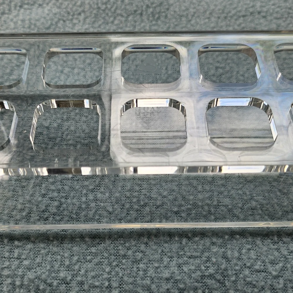 Vintage Avon Lipstick Stand, 10 Slot Acrylic Holder, Lip Color Vanity, NWOT